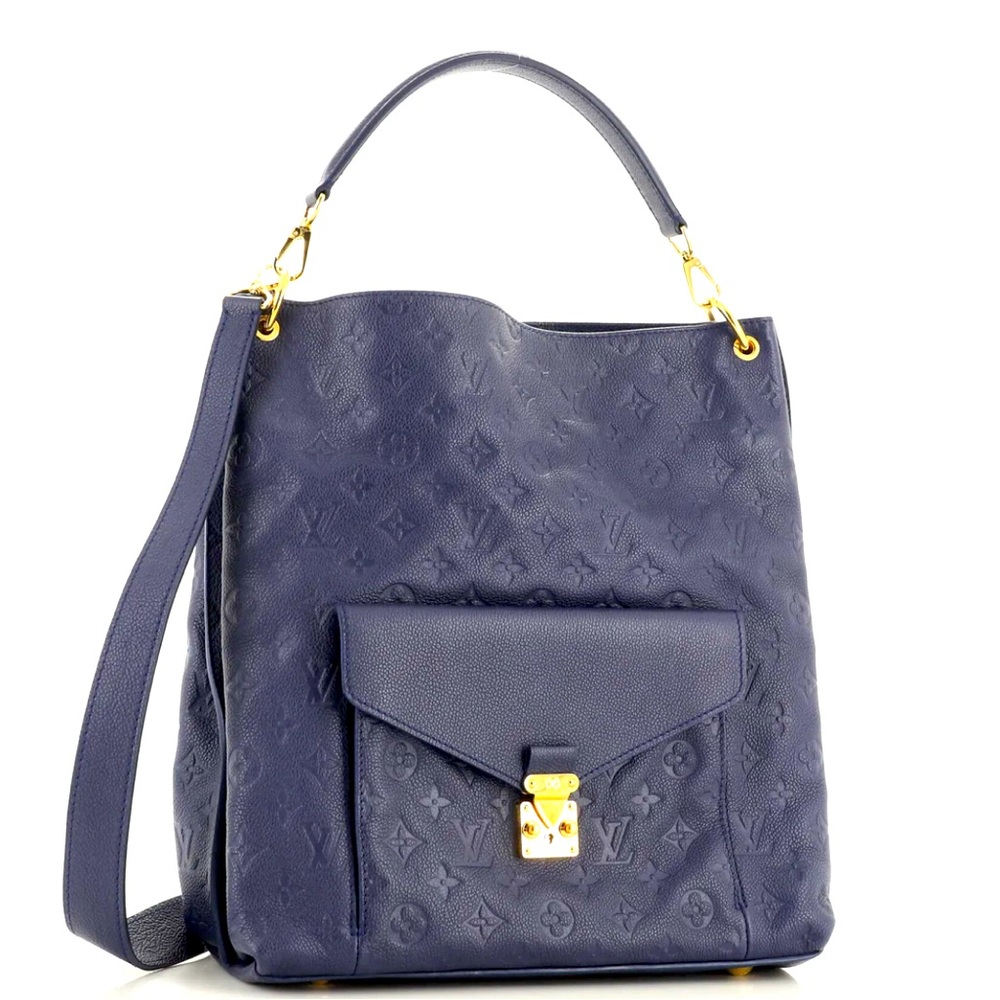 Louis Vuitton Metis Hobo Monogram Empreinte Leather Blue - Picture 12 of 17